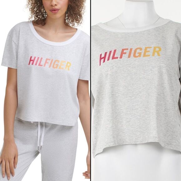 Tommy Hilfiger Sport Women's Cutout-Back T-Shirt - Picture 1 of 5